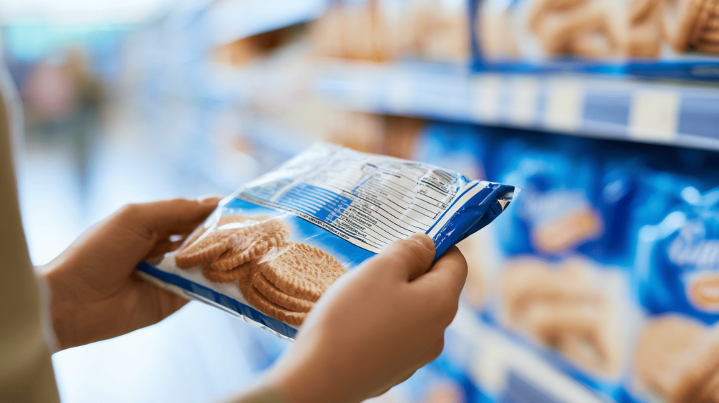 Ingrediëntenlijst van koekjes controleren