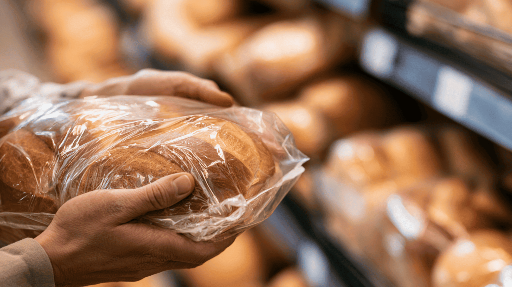 etiket van brood controleren